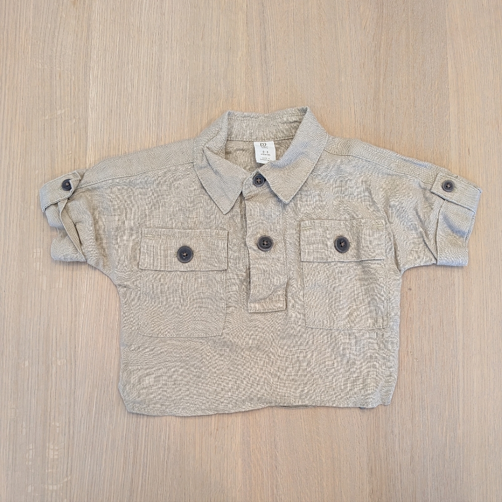 Banana Republic Kids Beige Button-Down Shirt